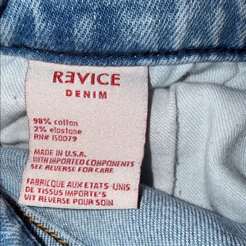 REVICE Light Blue Skinny Jeans / size 27. B13 - Picture 7 of 7